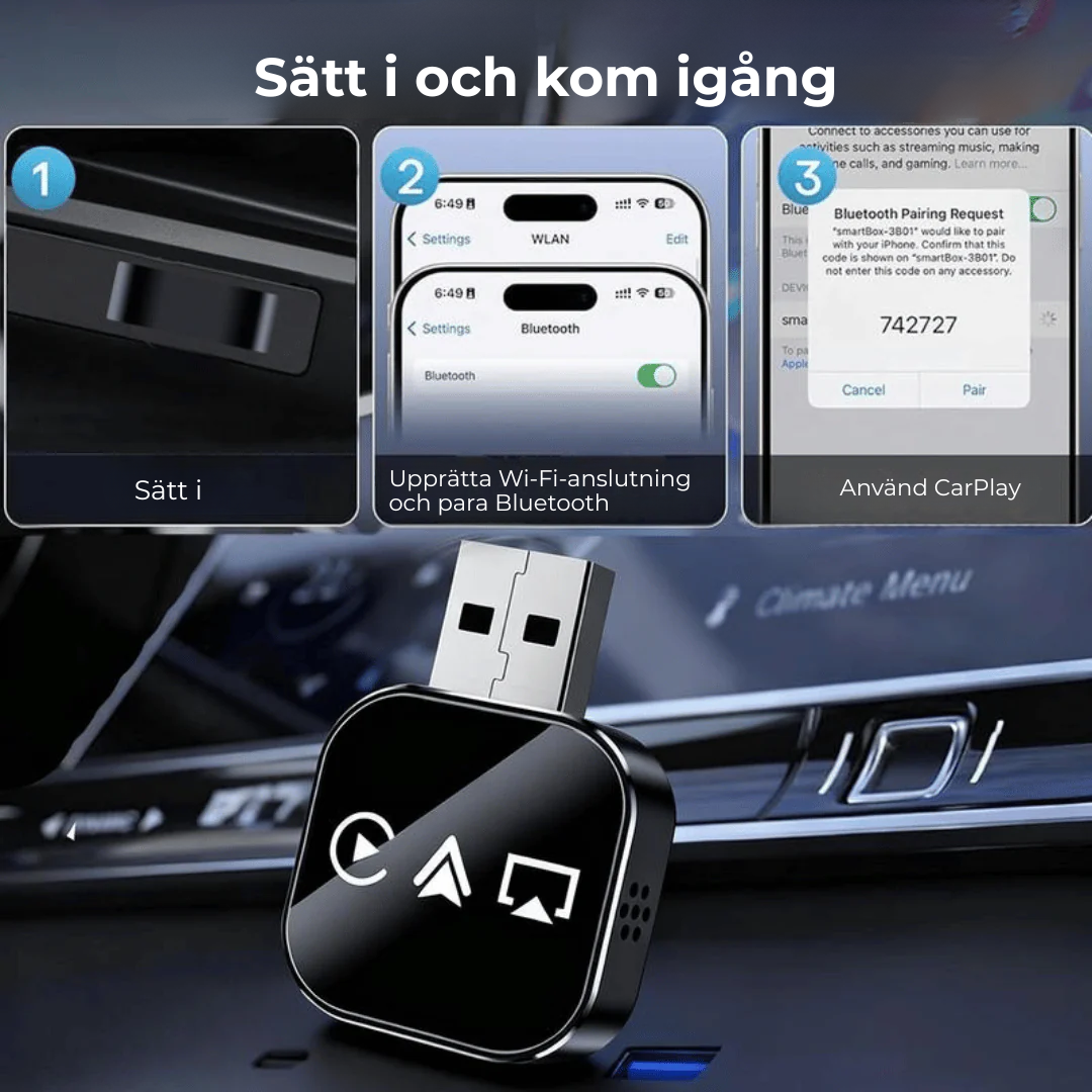 SmartPlay™ | 3-i-1 trådlös adapter