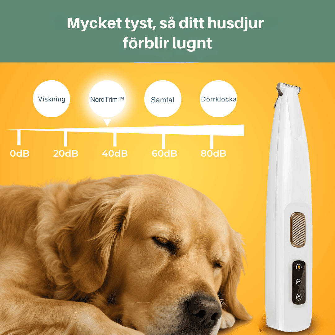 NordTrim™ – Säker och precis trimning av tassar och känsliga områden