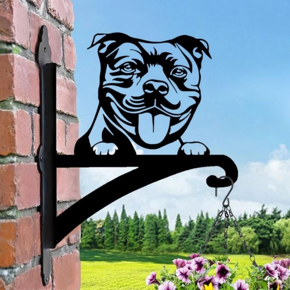 TassStatif™ Metallblomställ – Hundutgåva med Djurvänner